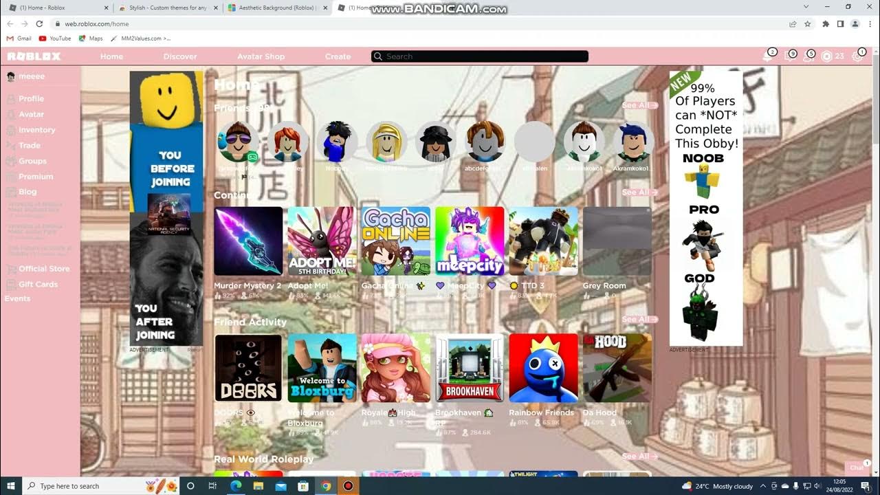 HOW TO GET A CUSTOM BACKGROUND ON ROBLOX 2022 (AUGUST) YouTube