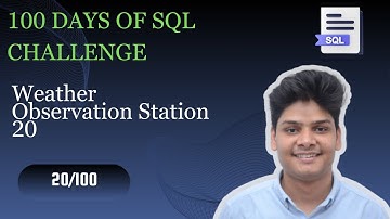 Weather Observation Station 11 | 21/100 Days Of SQL | HackerRank Solution