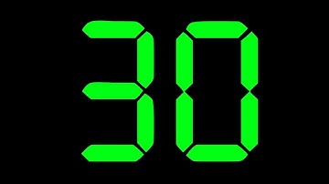 30 to 0 COUNTDOWN TIMER ( v 659 ) 30 sec with sound effects + beep 4K