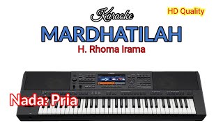 MARDHATILAH - KARAOKE Nada Pria