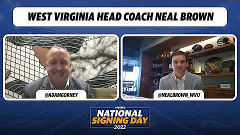 NSD LIVE  West Virginia head coach Neal Brown