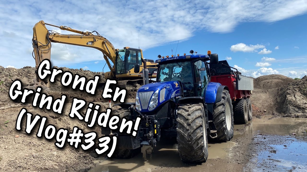 Grond En Grind Rijden Met De T7070 (Vlog #33)