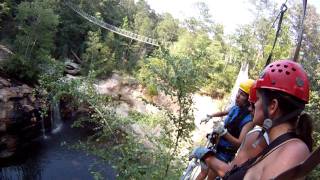 ZipQuest - Suspension Bridge #2 - over the falls