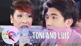 Luis, kinuha ang number ni Toni kay Vhong noon | GGV