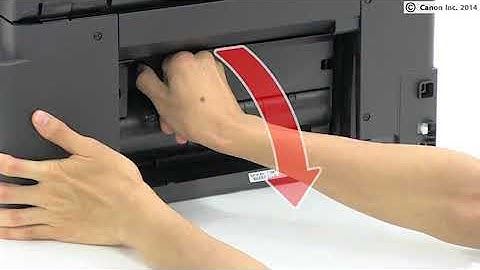 MAXIFY MB5070 : paper jam rear cover