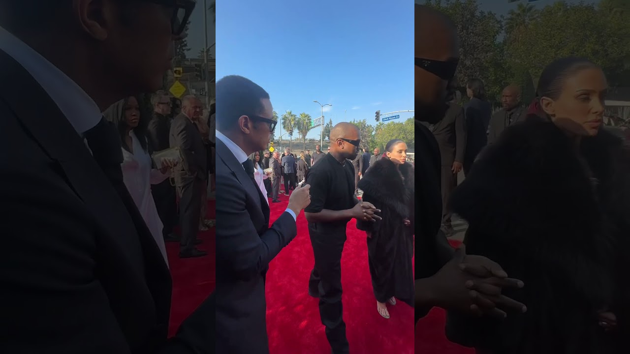 No interviews from Ye at the Grammys... 