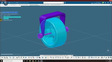 3DEXPERIENCE. Kinematics representation. Wheel