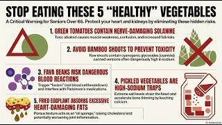 Stop Eating These 5 "Healthy" Vegetables: A Critical Warning for Seniors Over 65