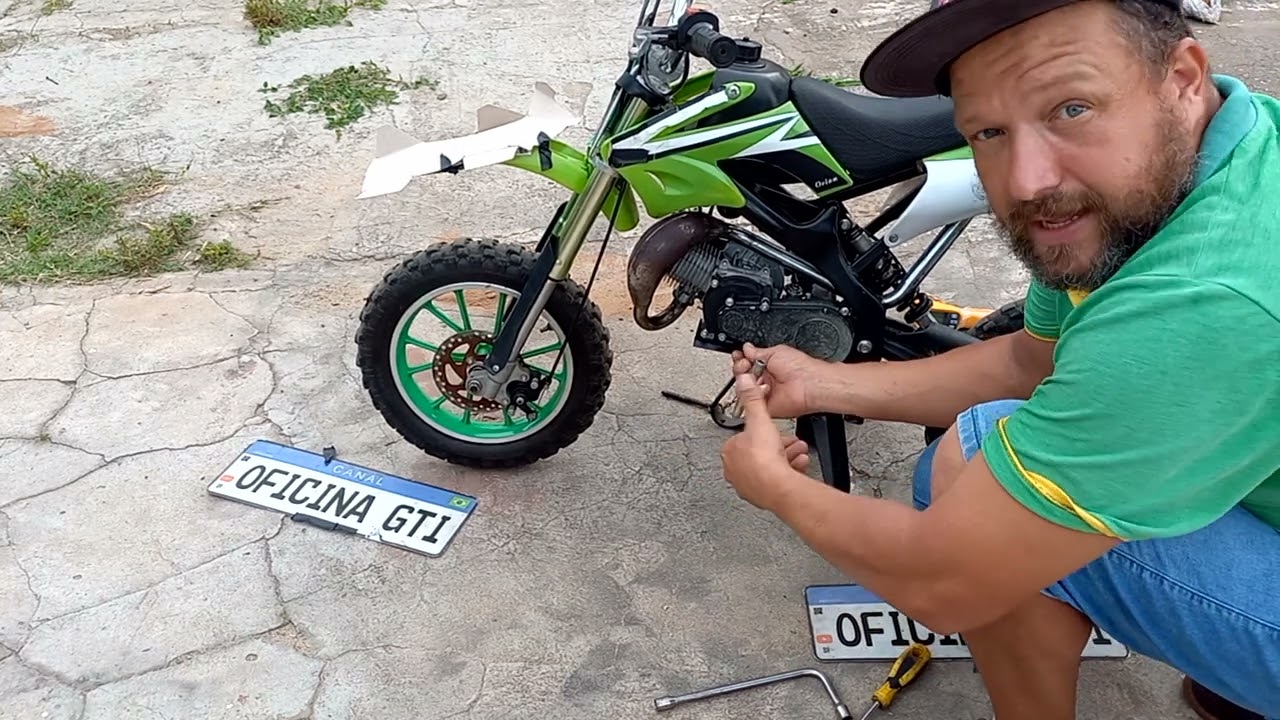 mini moto 2tempo desligando e sem força