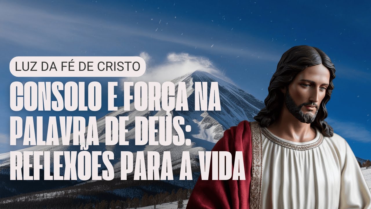 Consolo e Força na Palavra de Deus: Reflexões para a Vida #deus #fé # ...
