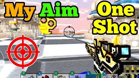 My Aiming Strategy with a 1 Shot Sniper | Pixel Gun 3D Aim