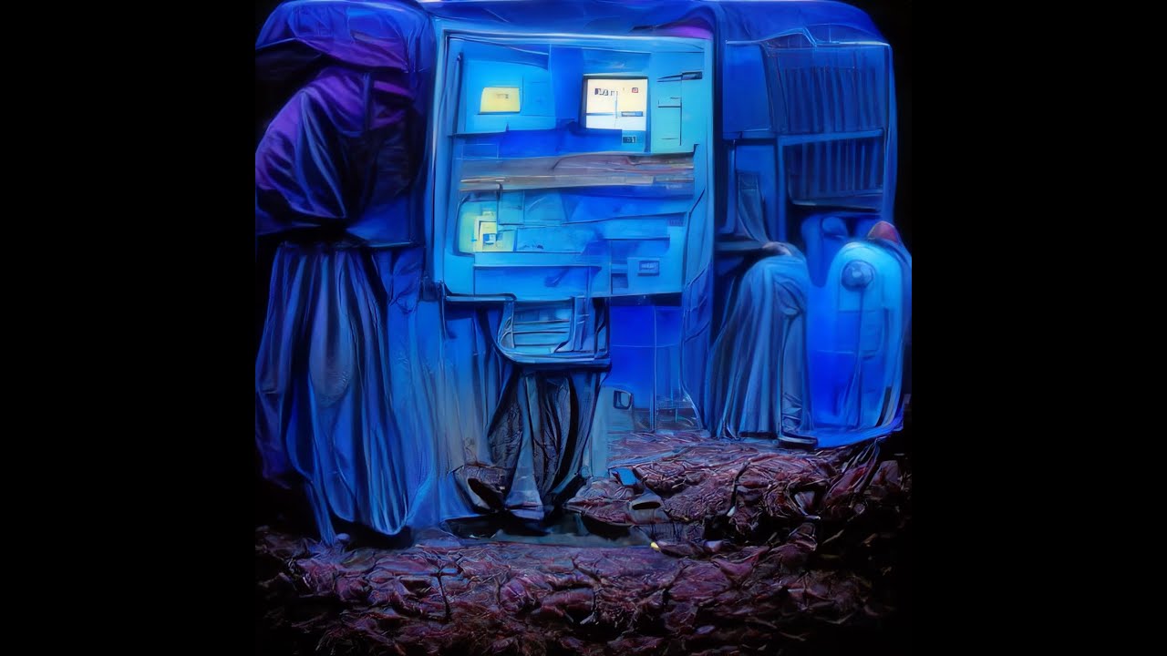 Ivona Tau - The Mastermind (mixed media, dynamic), 2022.