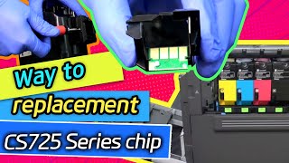 [TNGROUP 티엔그룹] Way to replacement compatible LEXMARK CS725 chip