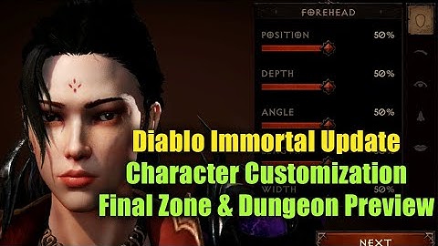Character Customization coming to Diablo Immortal, Final Zone & Dungeon Preview & More