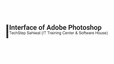Interface of Adobe Photoshop in Urdu
