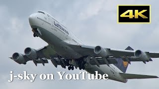 [4K] 1 Hour Plane Spotting at Narita Airport - summer morning after rain, jetliner with vapour!