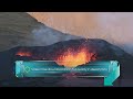 فيديو ثوران البركان وتدفق الحمم البركانية المتوهجة بدون حقوق للمونتاج 4K