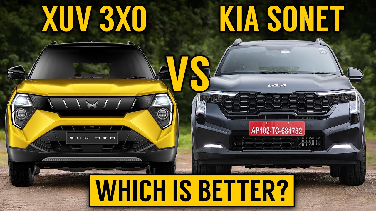 XUV 3XO Vs Kia Sonet | Mahindra xuv 3xo vs Kia Sonet facelift | comparison | Sonet 2024 vs xuv 3xo