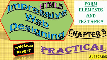 Practical 7| Impressive Web Designing|Class 11|Science,Commerce,Arts|#FYJC|#IT|it