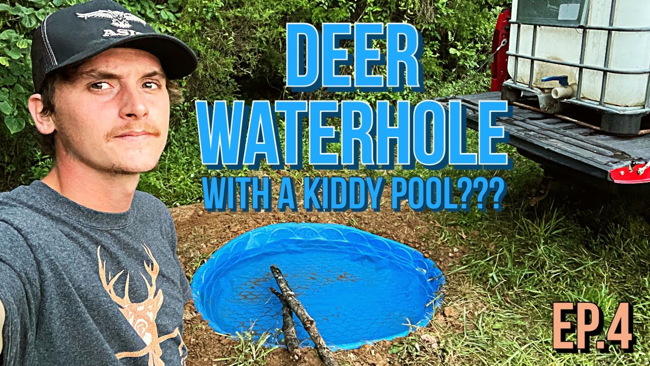 “One Last Buck” EP.4 - DIY Deer Waterhole - step by step on how to create a waterhole w/ hand tools