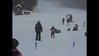 First Skiing Lesson