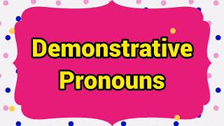 DEMONSTRATIVE PRONOUNS | УКАЗАТЕЛЬНЫЕ МЕСТОИМЕНИЯ | THIS THESE THAT THOSE