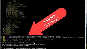 Quick Look at Running npm Initialize