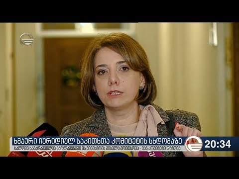 ხმაური იურიდიულ საკითხთა კომიტეტის სხდომაზე