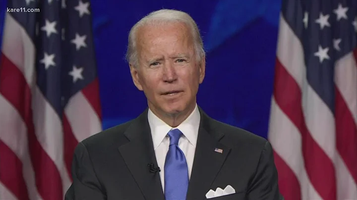 Joe Biden accepts the Democratic presidential nomination
