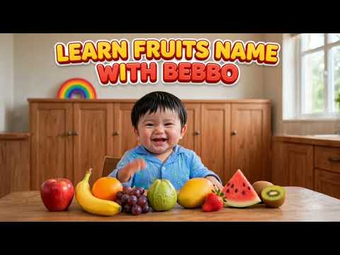 Yummy Fruits Song | Bebbo Eats apple,banana,kiwi | Baby Learning Fruits Bebbo TV@Bebbo.TV.official 