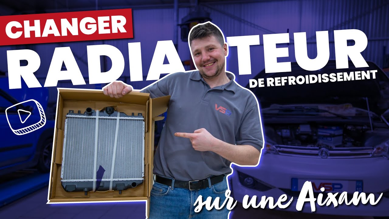 Radiateur Microcar Virgo 3, MC1, MC2 (sans by-pass MC) - VSPièces, Pièces de Voiture sans Permis