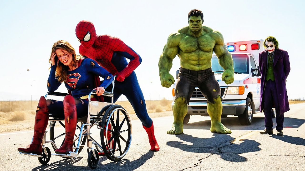 Unexpected Team-Up 💔 | A Cinematic Battle Against Joker & Red Hulk | Full AI Motion Story