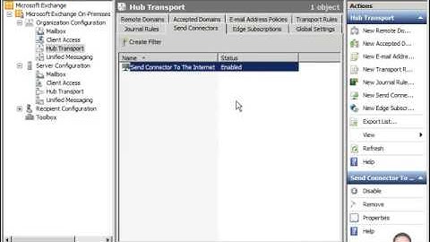 13 Microsoft Exchange Server 2010 Send & Recieve Connector & Accepted Domains-ExS2010