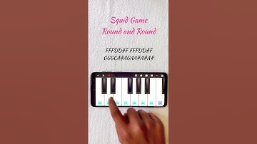 Squid Game | Round and Round Mingle Game Song | Piano Tutorial | #shortsfeed #shorts #shortsvideo