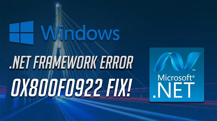 How to fix .NET Framework 3.5 Error 0x800F0922 in Windows 10