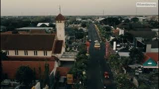 Cinematic amatir dengan drone taman viral di Kota Madiun !!!