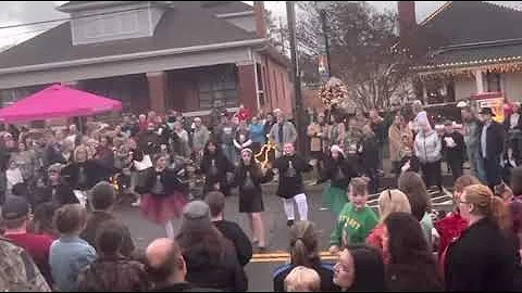 Emily Dickey In Christmas parade