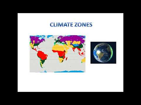 Climate zones