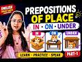 Prepositions of Place Made Easy | In, On, At with Simple Examples