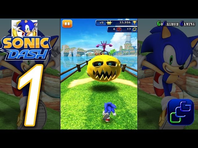 SONIC DASH - Jogando com todos os personagens - Android Gameplay