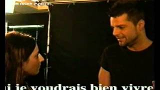 Fã francesa conhecendo Ricky Martin