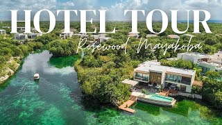 INCREDIBLE Luxury Suite at Rosewood Mayakoba  Deluxe Overwater Lagoon Suite Tour in 4K