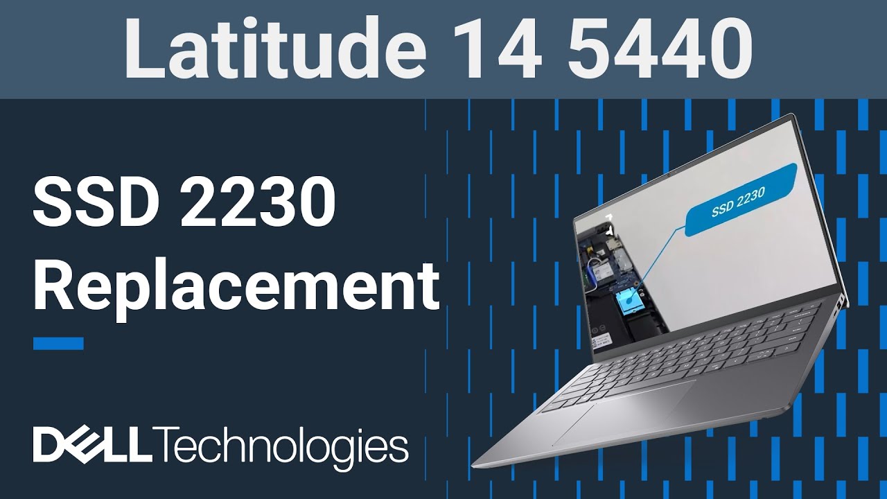 Dell Latitude 14 5440 | How to replace the 2230 solid state drive