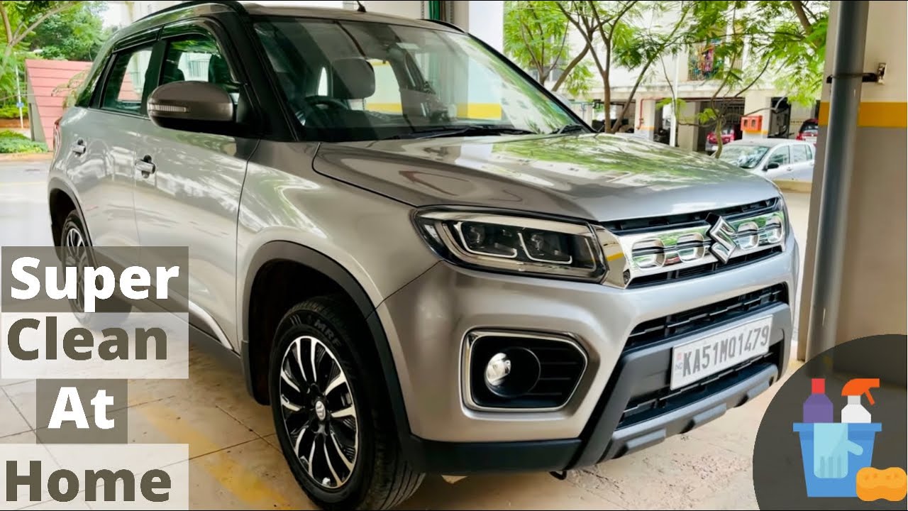 Easy car wash at home | Maruti Brezza | rahul saini