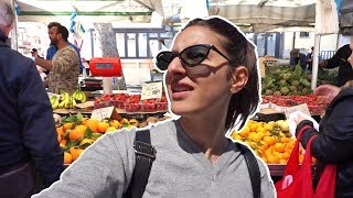 Italian Market + beach near Rome | Vlog