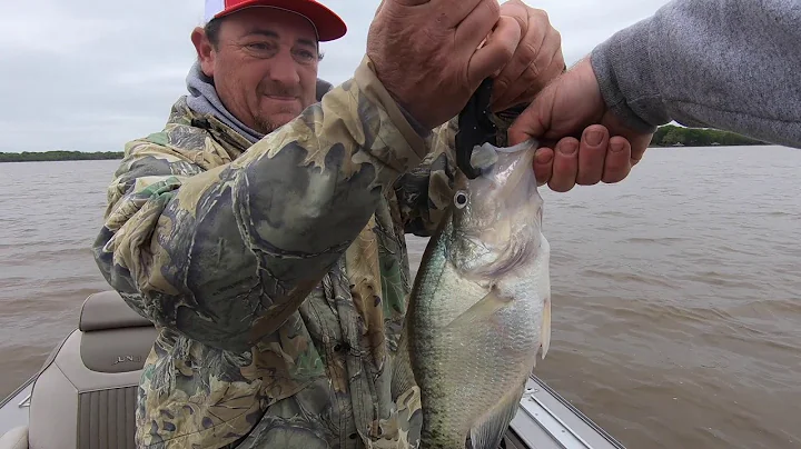 Catching big crappie using Garmin Live scope. Fish...