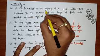 2. FLUID PROPERTIES || VISCOSITY , DYNAMIC VISCOSITY AND KINEMATIC VISCOSITY