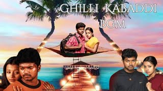 Ghilli Kabaddi Bgm |  Vijay Thalapathy |  Vidhyasagar| #bgm #ghilli #harrisjayaraj
