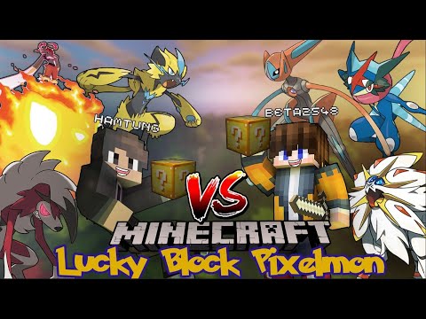 Steep Familytv - Minecraft Lucky Block Pokemon #6 สู้กันเเบบสองๆ  เล่นยากชิบคิดหนักสุดๆ