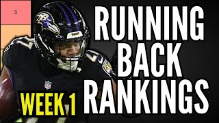 Week 1 RB Tier List Rankings - Starts, Sits & Flex Decisions